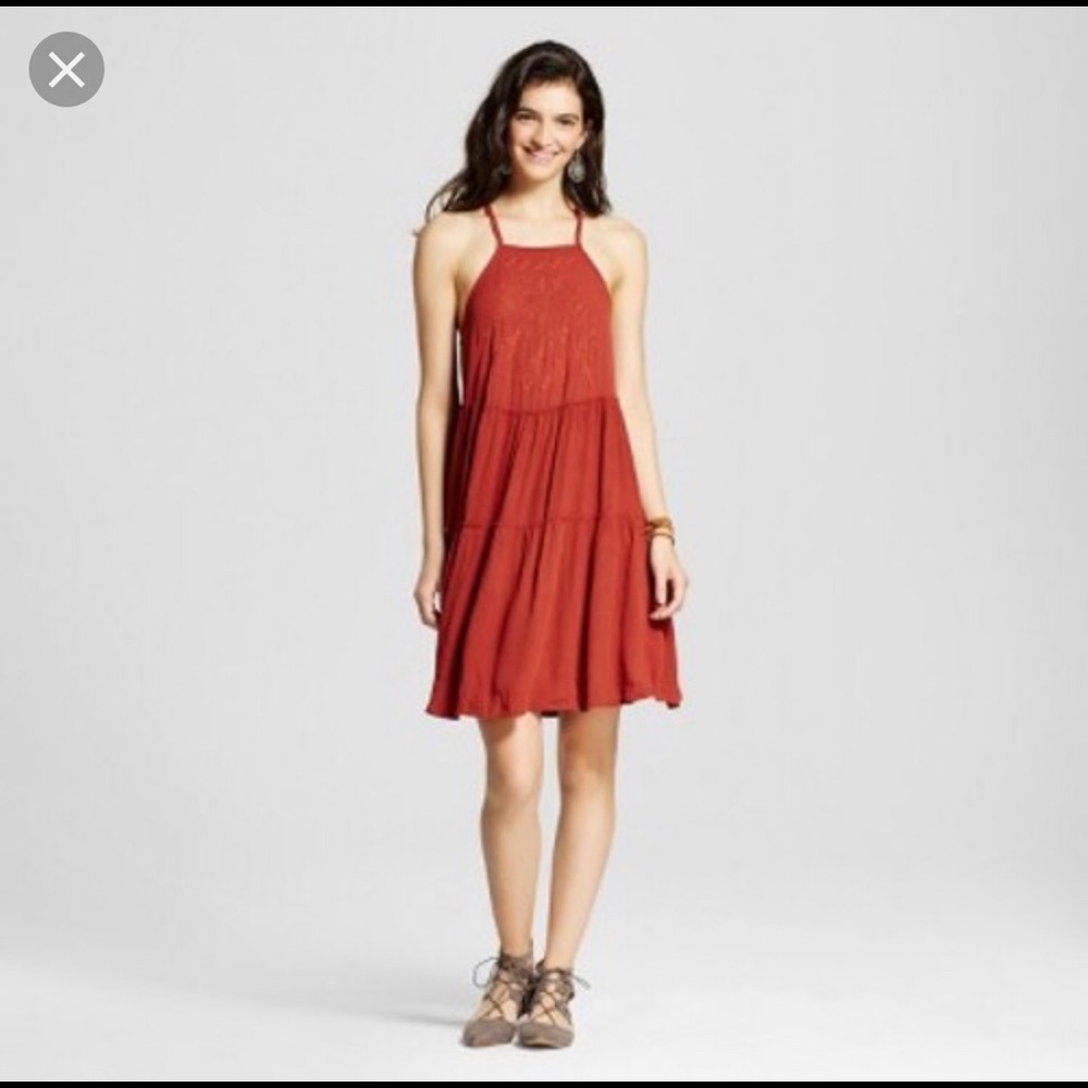 Mossimo Red Cedar Sun Dress L, XL